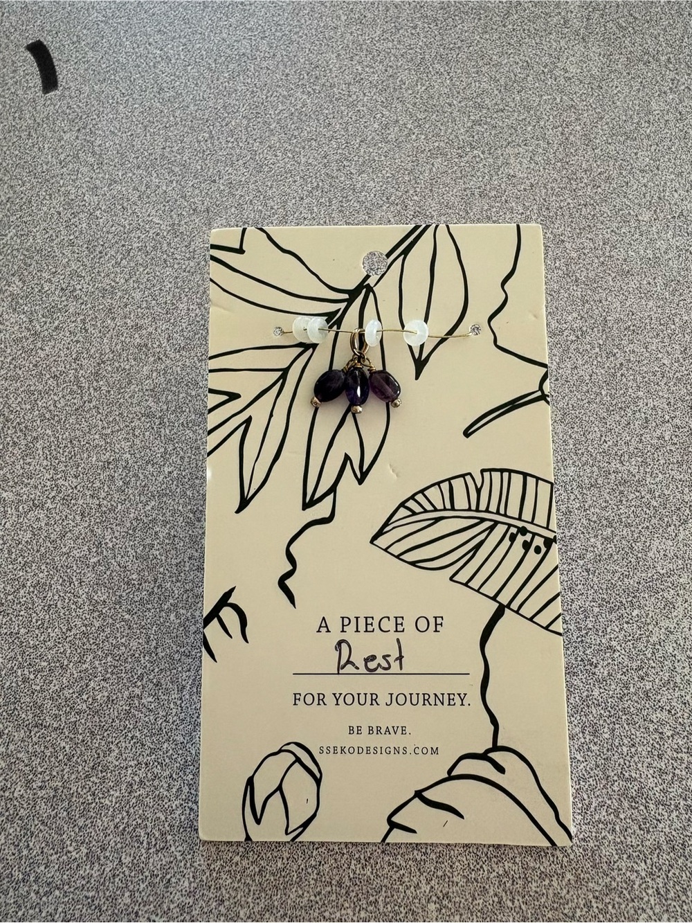 Sseko Rest Brave Charm